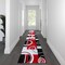 Flash Furniture Red 3' x 16' Geometric Abstract Area Rug KP-RG953-316-RD-GG - alternate 1